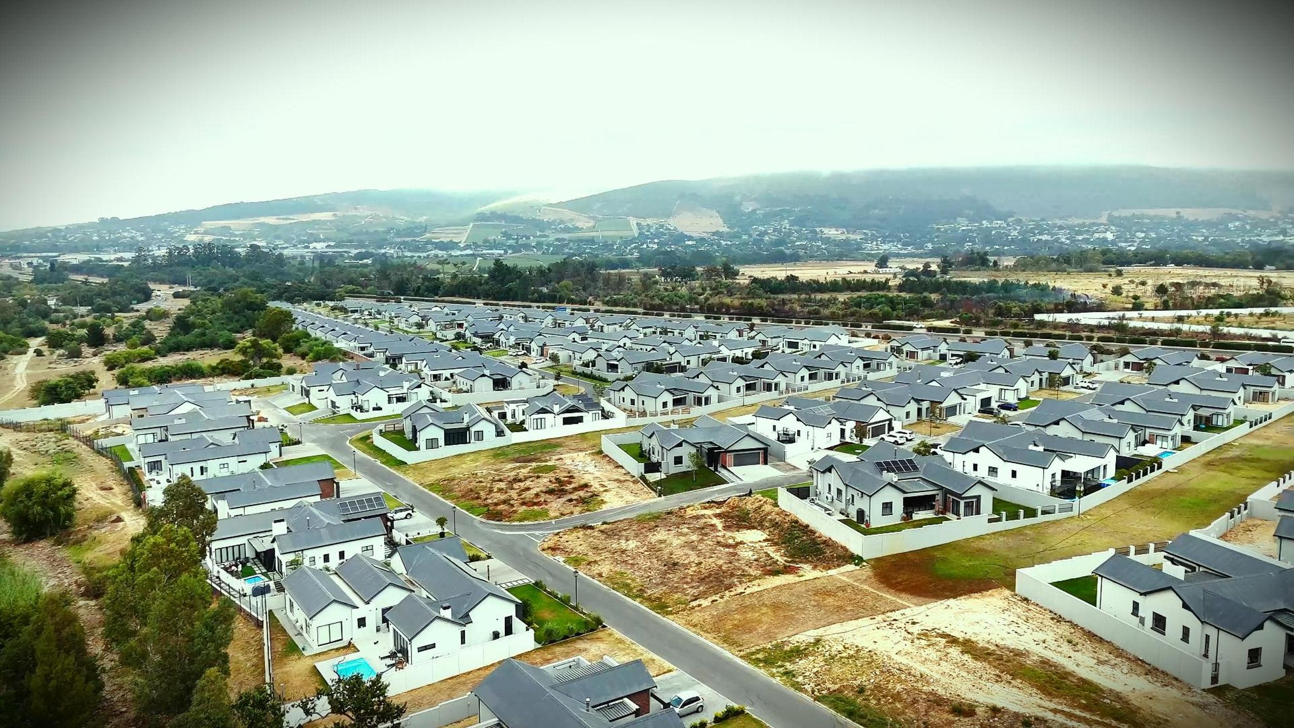 Aerial view of Wilde Paarde Country Estate
